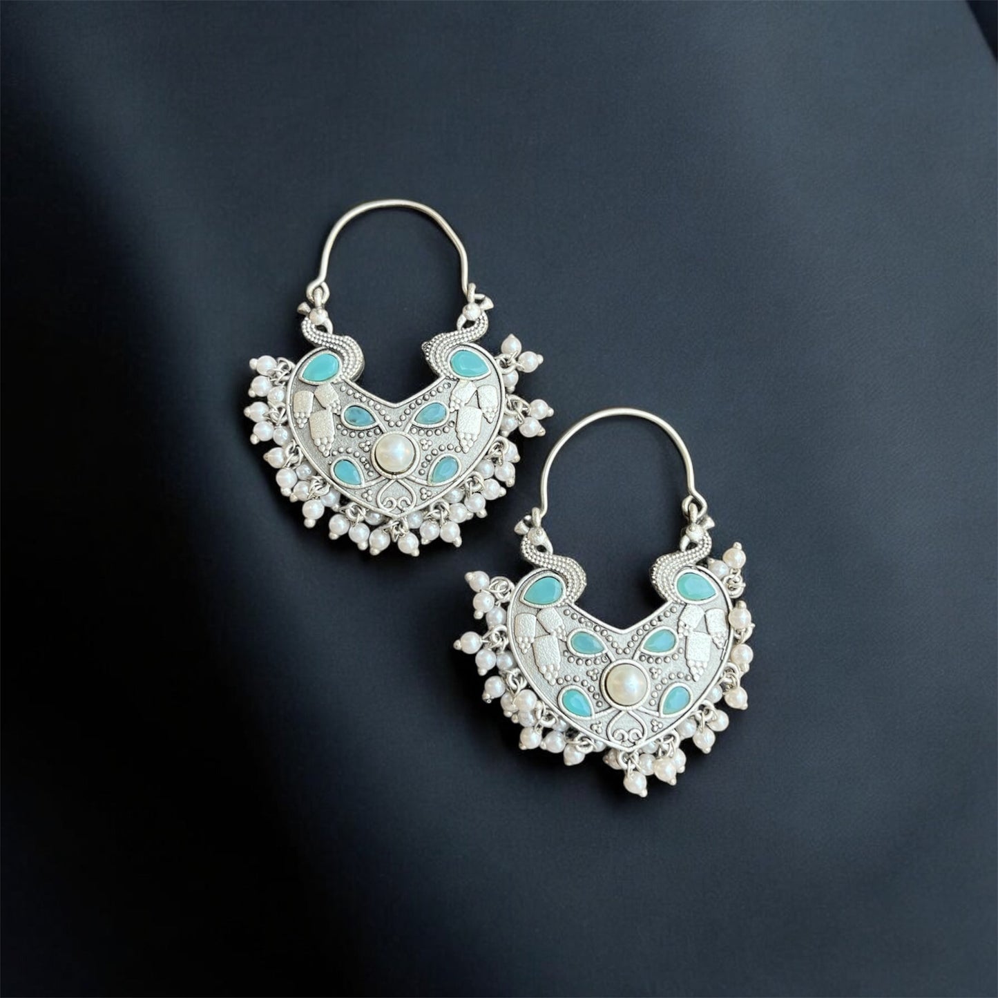 Peacock Dangler Earrings